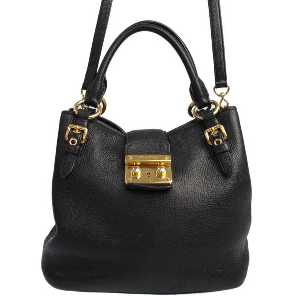 Miu Miu 2way Handbag Black